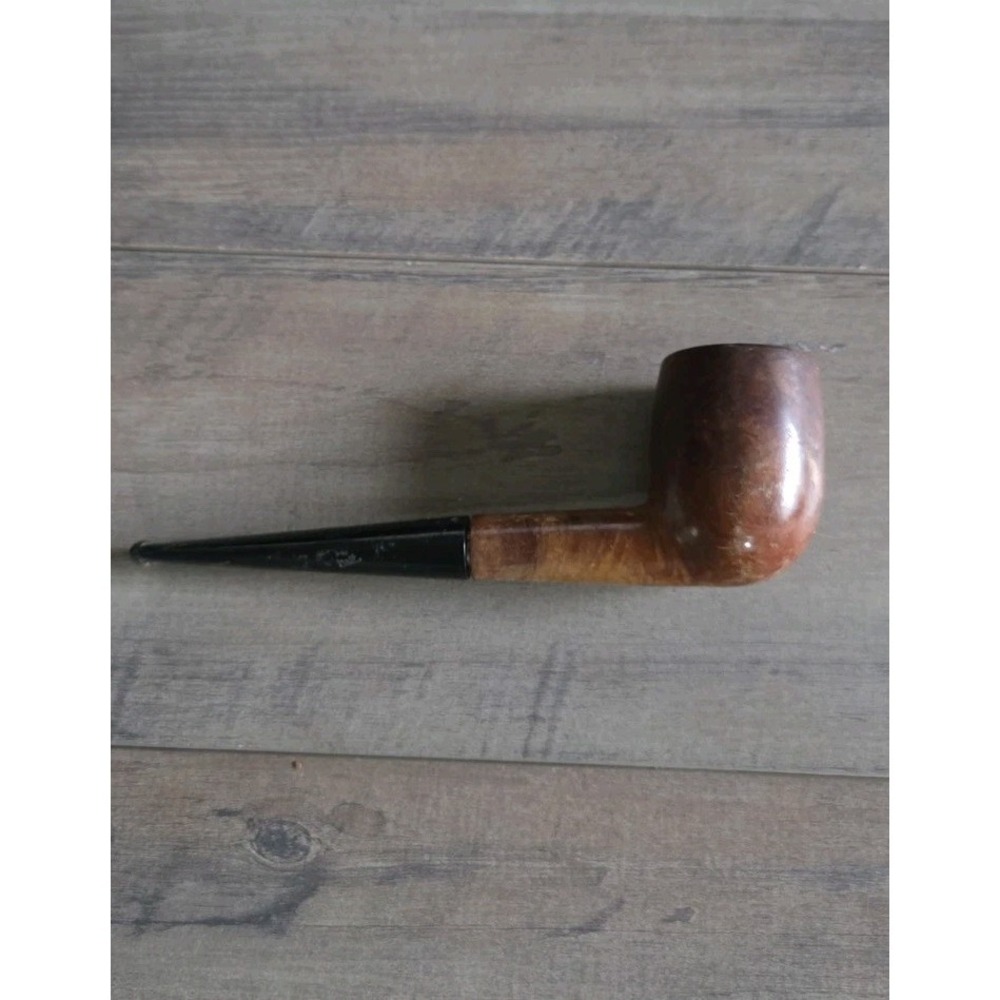 Medico Imported Briar F  Brown Vtg Tobacco Smoking Pipe Straight Billiard